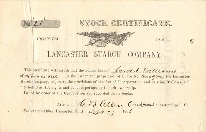 Lancaster Starch Co.